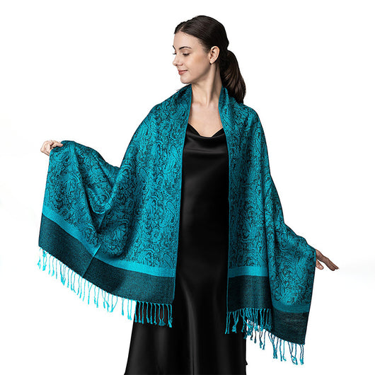 Elegante Chal Ligero de Lujo - Envolvente de Imitación Cashmere para Mujer - Image 33