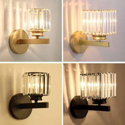 Lámpara de Pared Cristal Americano Diseño Postmoderno para Sala - Image 3