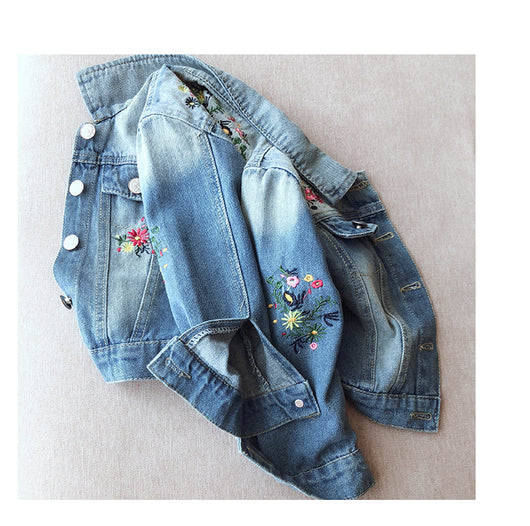 Chaqueta de Mezclilla para Niñas Estilo Clásico Primavera-Otoño - Image 34