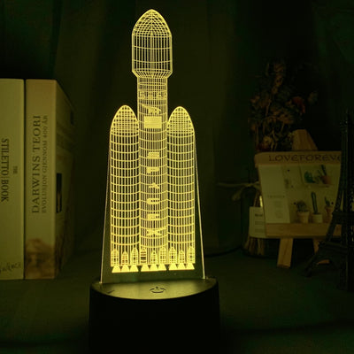 Lámpara 3D Holográfica Avión Personalizada - Luz Nocturna LED para Niños - Image 16