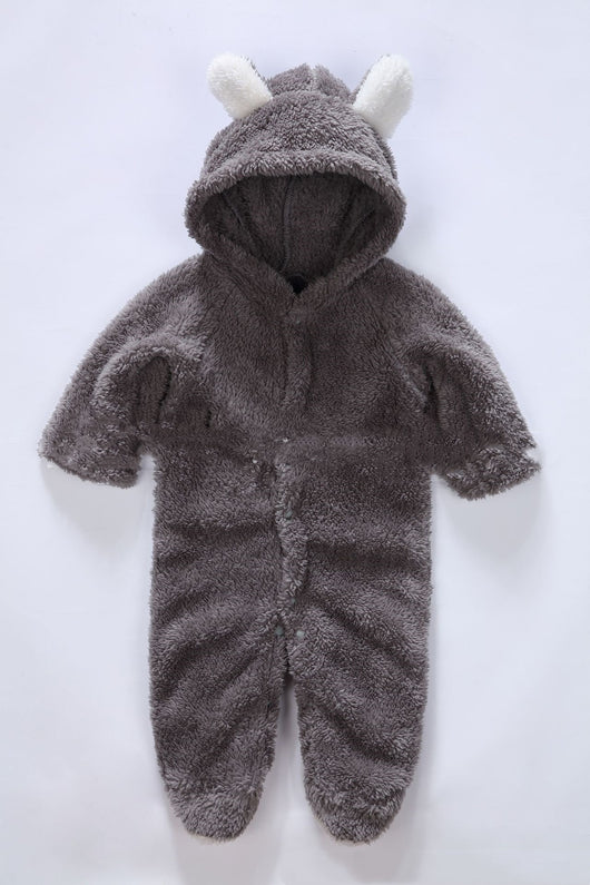Pijama Enterizo de Terciopelo Infantil sin Relleno - Image 9