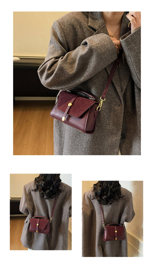 Bolsa Bandolera Cuadrada Retro - Estilo Vintage Compacto - Image 12