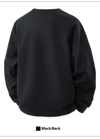 Suéter Waffle V-Cuello Bicolor Casual Versátil para Mujer - Image 20