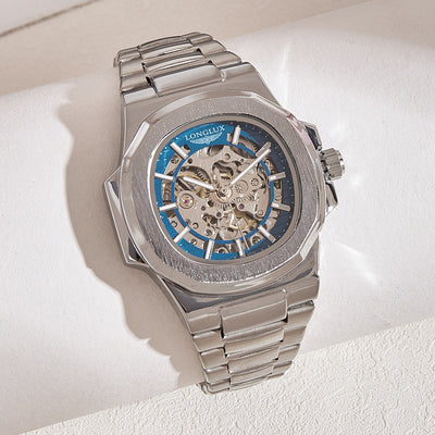 Reloj Automático Empresarial con Esfera Luminosa