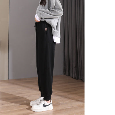Pantalones Deportivos Sueltos Negros para Primavera y Otoño - Image 5