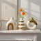 Set de 3 Jarrones Cerámicos Nórdicos Modernos Electrochapados - Decoración de Lujo para el Hogar