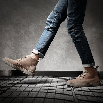 Botas Militares War Wolf Estilo Británico - Calzado de Trabajo Resistente para Hombre - Image 5
