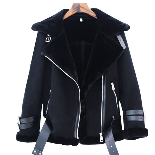 Abrigo Acolchado de Invierno para Mujer con Forro de Lana Sherpa - Image 5