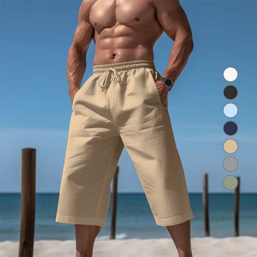 Pantalones Capri Casuales Transpirables para Hombre - Image 20