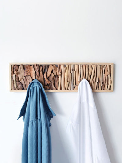 Perchero de Madera Maciza sin Taladro para Pared - Image 5
