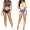 Shorts de Mezclilla Cintura Alta para Mujer con Detalles Rotos