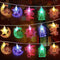Mezcla De Colores 150 Cm 10 Luces, Caja De Batería