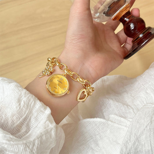 Reloj de Diamantes Estilo Coreano Delgado para Mujer - Image 14