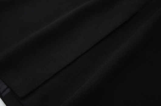 Abrigo Lana Minimalista Largo hasta la Rodilla - Invierno Abrigado - Image 18