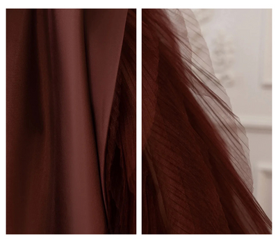 Vestido de Noche Elegante con Sostén Integrado y Falda Voluminosa - Image 8