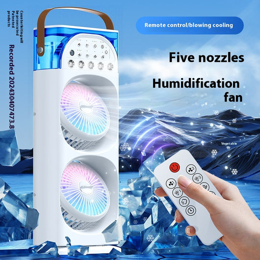 Ventilador Humidificador de Gran Capacidad con 5 Modos de Pulverización - Image 3