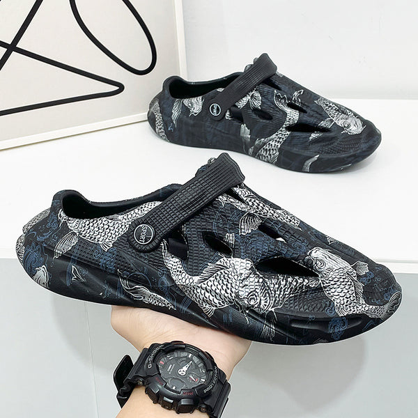 Sandalias de Camuflaje para Hombre con Protección en los Dedos