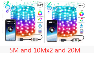 Luces LED Personalizadas para Árbol de Navidad - Cadena de Luces Decorativas - Image 18