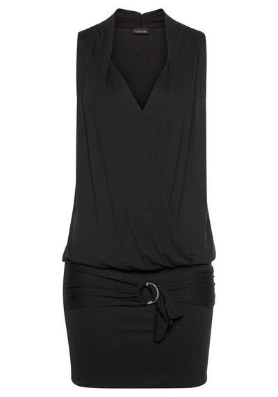 Vestido Playero Escote en V sin Mangas - Image 8