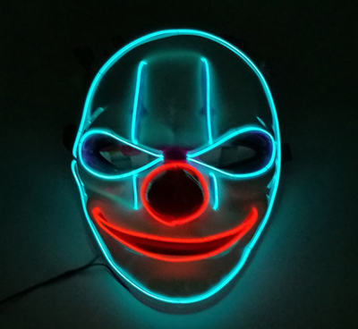 Máscara Joker LED Iluminada Brillante para Disfraz, Halloween, Rave y Cosplay - Image 17