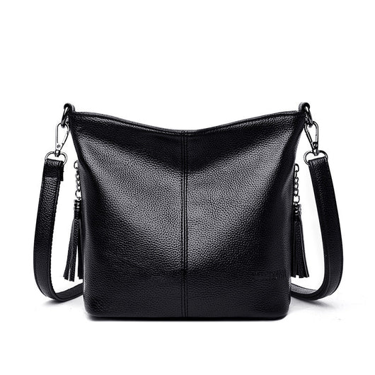 Bolso Bandolera Mujer de Gran Capacidad con Detalles de Borlas - Image 6