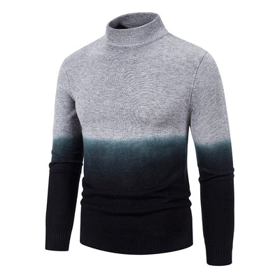 Suéter Térmico Degradado Cuello Medio para Hombre - Image 3
