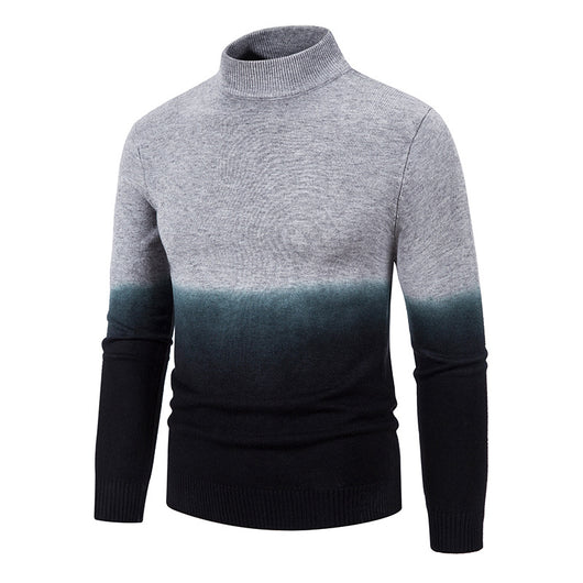 Suéter Térmico Degradado Cuello Medio para Hombre - Image 3