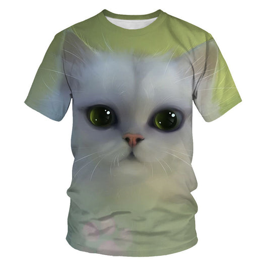 Camiseta Estampado Animal Gato para Toda la Familia - Image 12