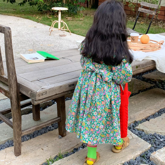 Vestidos Estampados para Niñas Tallas Mediana y Pequeña - Image 8