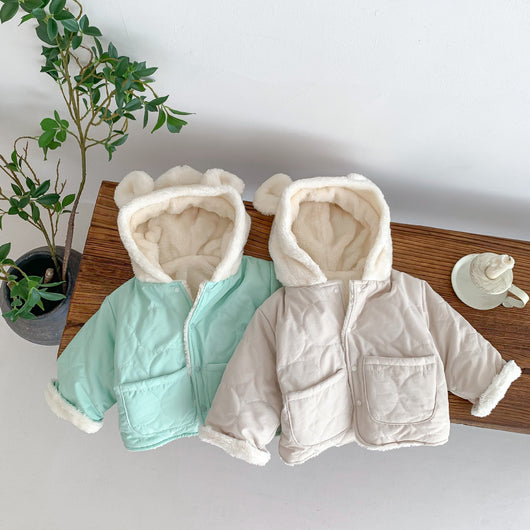Ropa de Bebé Acolchada con Forro Polar Cálido - Image 11