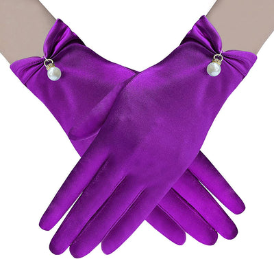 Guantes Cortos de Satén Personalizados para Mujer - Image 14