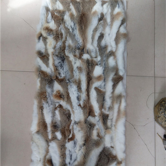 Frazada de Piel de Conejo - Manta Patchwork Térmica Premium