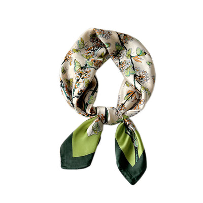 Pañuelo de Seda Cuadrado 70cm - Versátil para Primavera y Otoño - Image 5