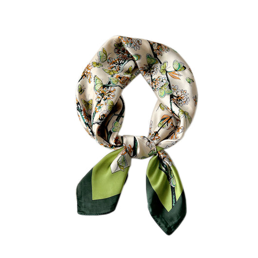 Pañuelo de Seda Cuadrado 70cm - Versátil para Primavera y Otoño - Image 5