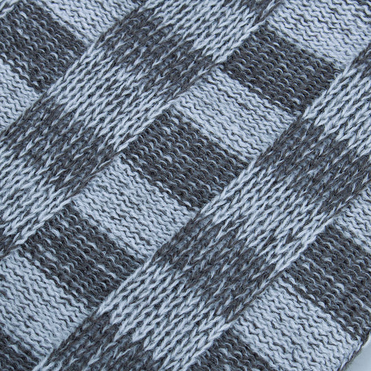 Gorro de Lana Tejida con Terciopelo - Contraste de Colores - Image 8