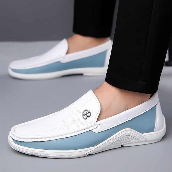 Zapatos de Cuero Casual para Hombre - Comodidad de Verano