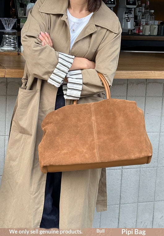 Bolso Tote Retro de Cuero Gamuza Premium para el Día a Día - Image 10