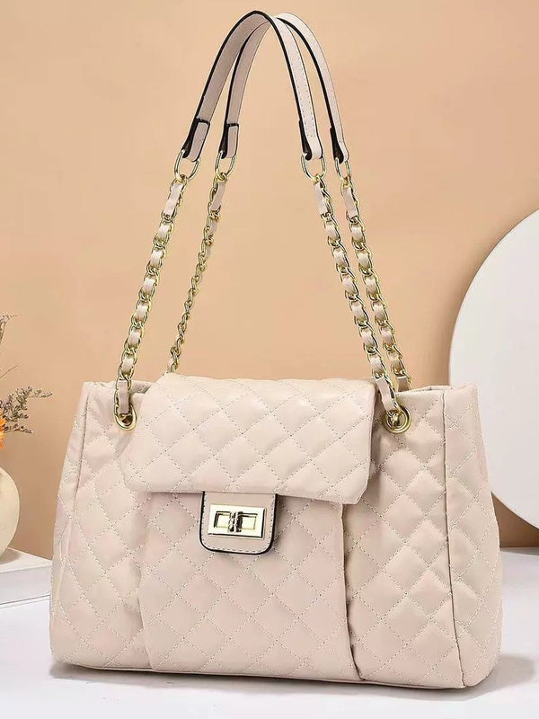 Bolsa Mensajera de Hombro con Bordado Geométrico y Gran Capacidad - Image 6