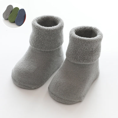 Calcetines Antideslizantes para Bebé con Felpa Gruesa - Image 4