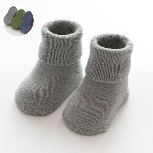 Calcetines Antideslizantes para Bebé con Felpa Gruesa - Image 4
