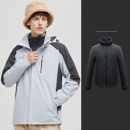 Chaqueta 3 en 1 Impermeable Desmontable para Hombre y Mujer - Image 27