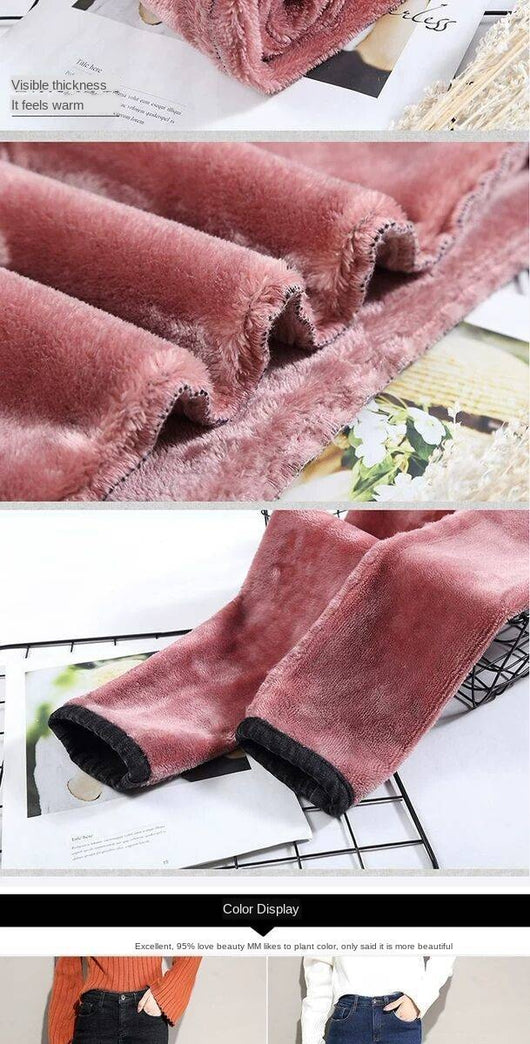 Pantalones Térmicos Ajustados para Mujer - Algodón Cálido y Ligero - Image 15