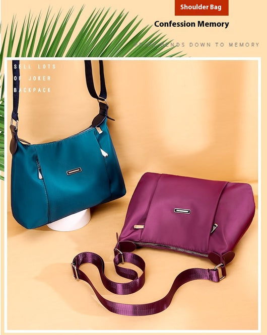 Bolso Bandolera Oxford para Mujer - Elegancia Minimalista y Funcional - Image 10