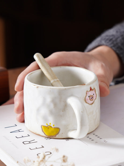 Taza de Cerámica Japonesa Artesanal Adorable - Image 8