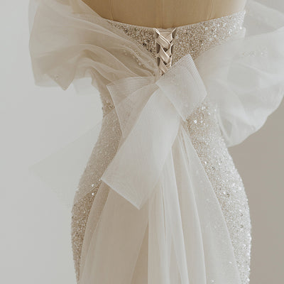 Vestido de Novia Cola Sirena con Sujetador Incorporado - Image 5