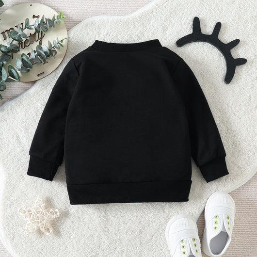 Suéter Navideño Infantil con Estampado de Letras - Image 14
