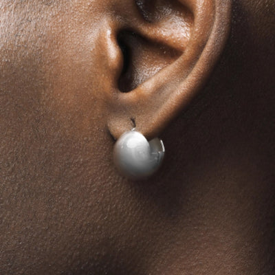 Aretes de Plata Esterlina S925 para Hombre - Estilo Hip-hop Urbano - Image 5