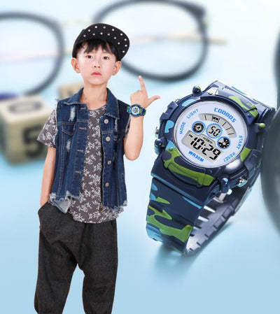 Reloj Deportivo Digital Luminoso Resistente al Agua Unisex Estudiante