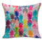 Almohada Decorativa Piña Sketch de Algodón y Lino para Sofá y Oficina