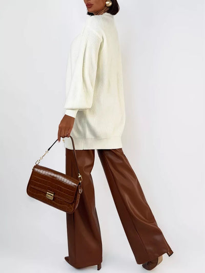Cardigan Tejido Suelto Cuello V - Diseño Versátil para Otoño - Image 24